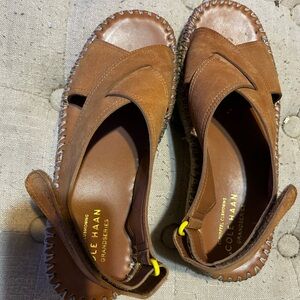 Cole Haan Women's Brown Leather Sandals